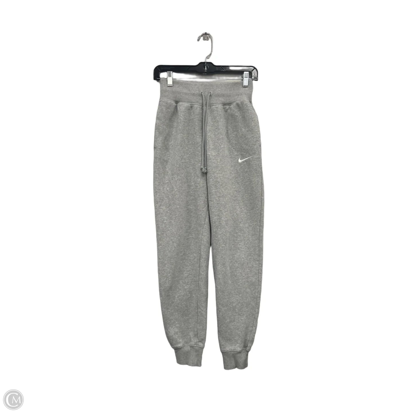 Athletic Pants By Nike Apparel In Grey, Size: Xs