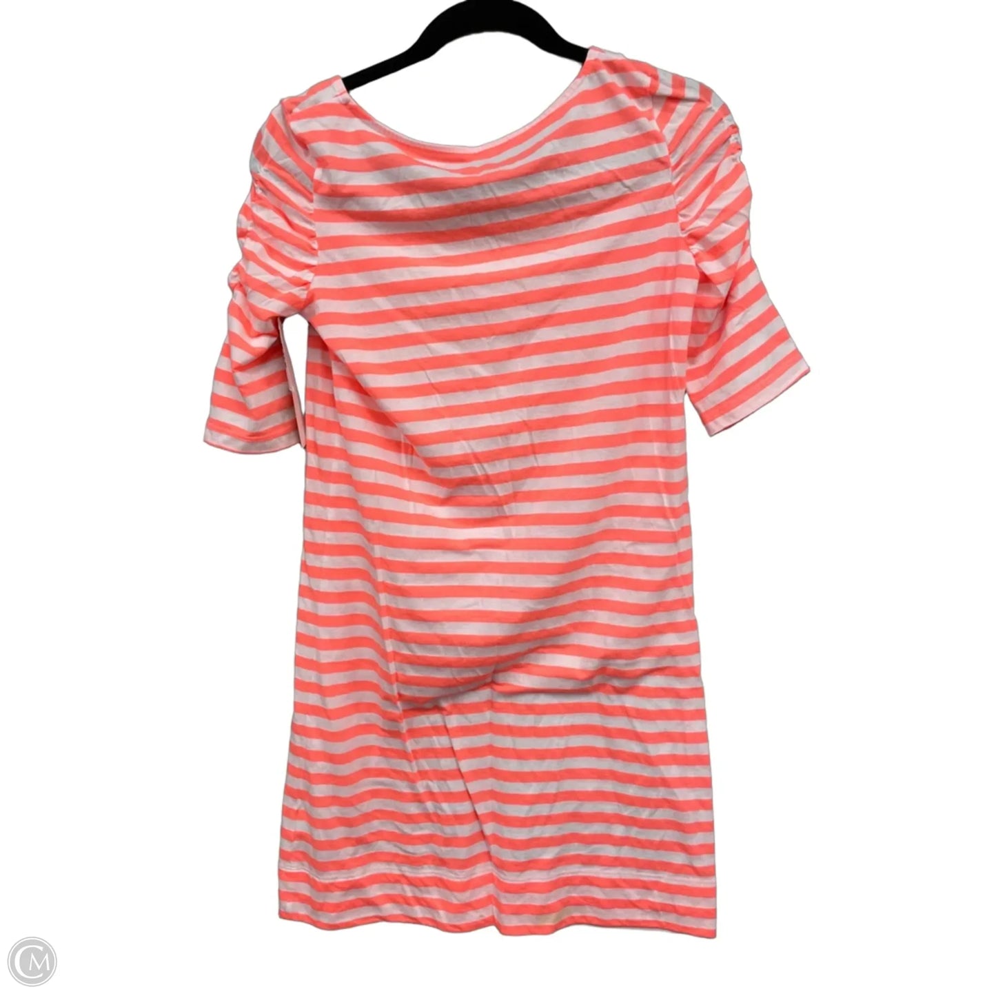 Dress Designer By Lilly Pulitzer In Orange & White, Size: M