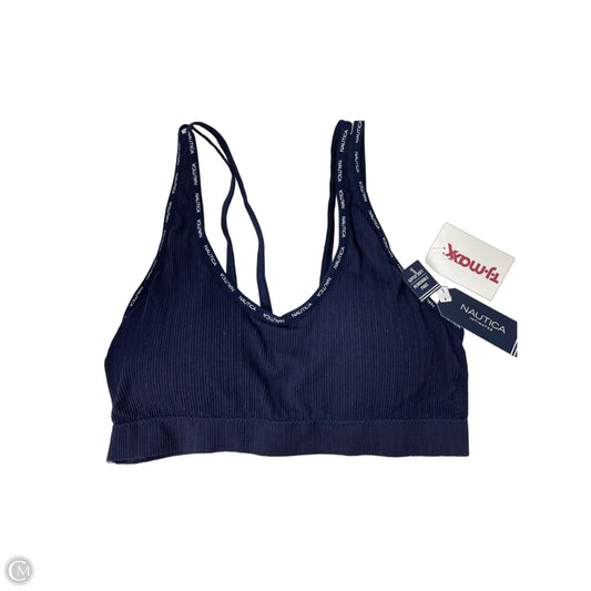 Athletic Bra By Nautica In Navy, Size: L