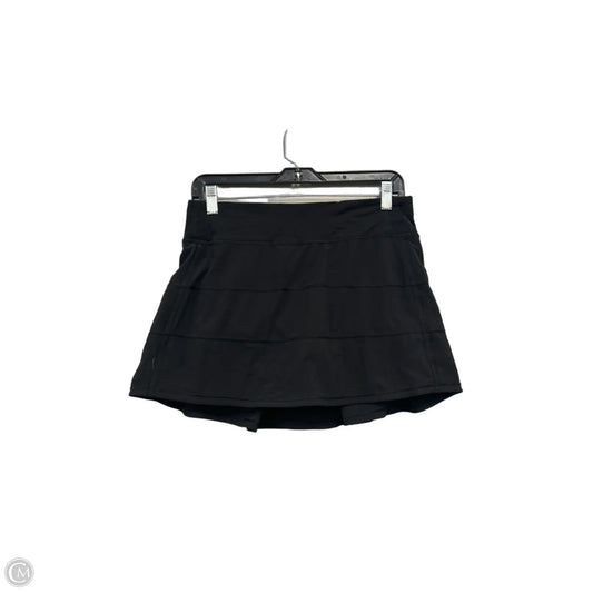 Athletic Skort By Lululemon In Black, Size: 6