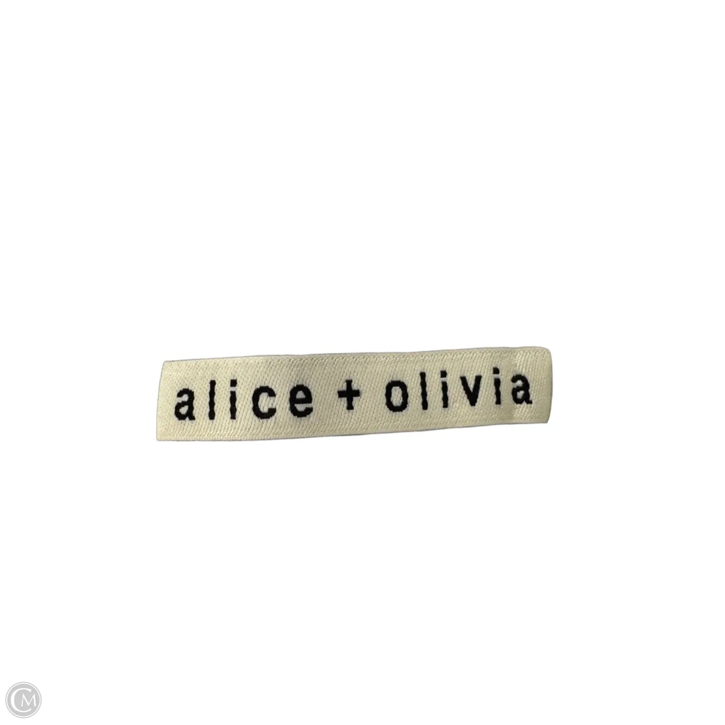Dress Designer By Alice + Olivia In Blue & White, Size: 6