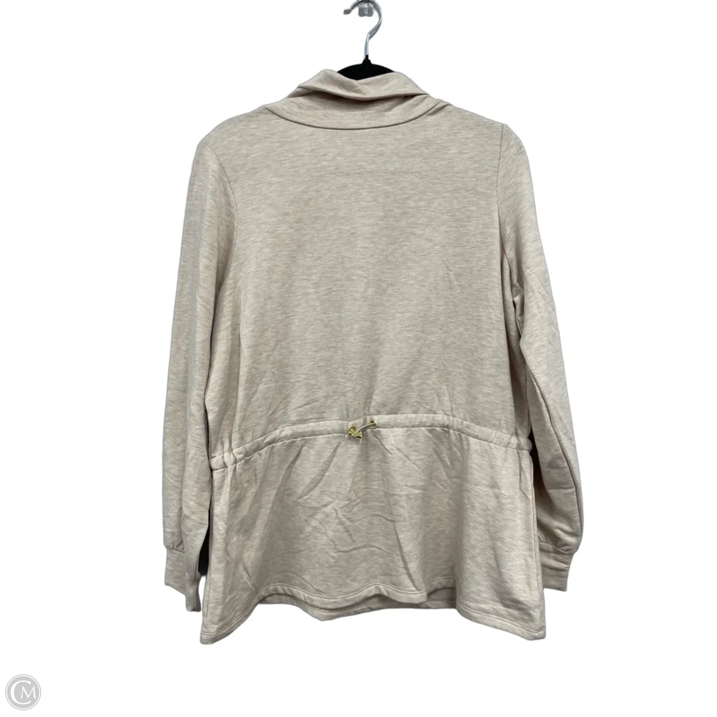 Top Long Sleeve By Crown And Ivy In Tan, Size: L