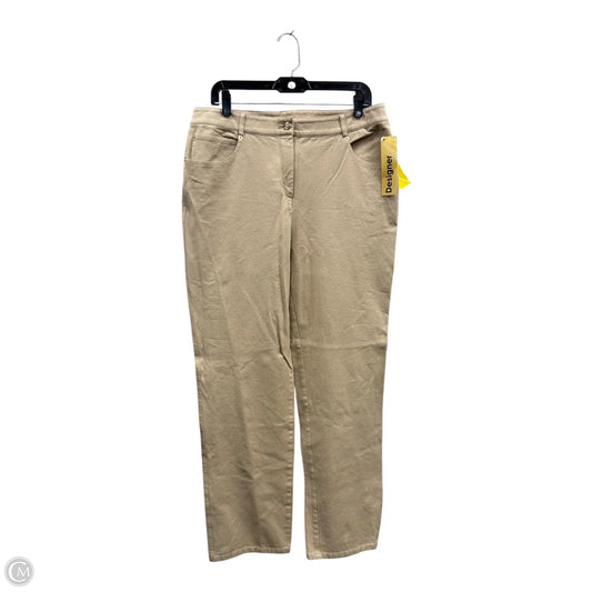 Pants Luxury Designer By St John Collection In Tan, Size: 12