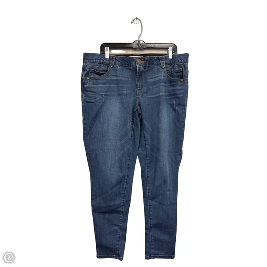 Jeans Skinny By Democracy In Blue, Size: 16