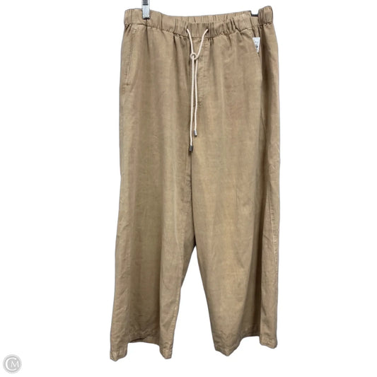 Pants Wide Leg By Universal Thread In Tan, Size: M