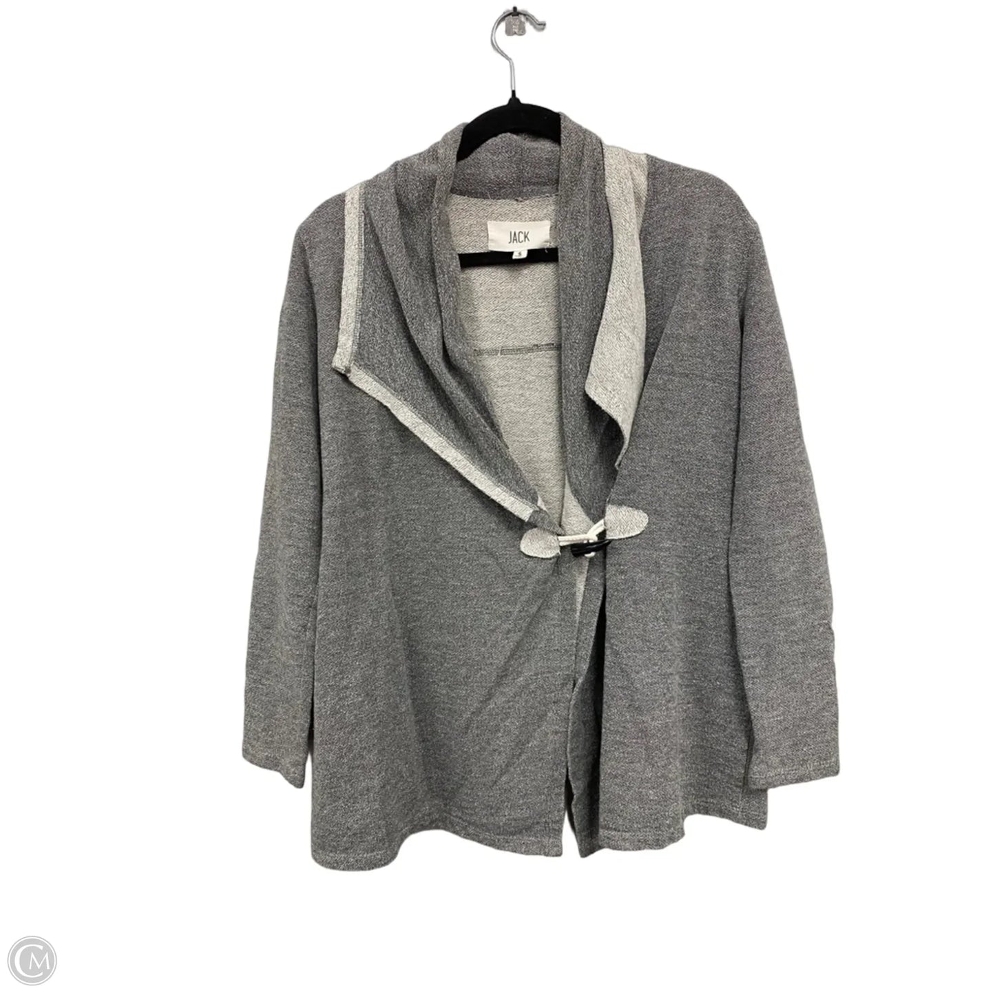 Cardigan By Jack In Cream & Grey, Size: S