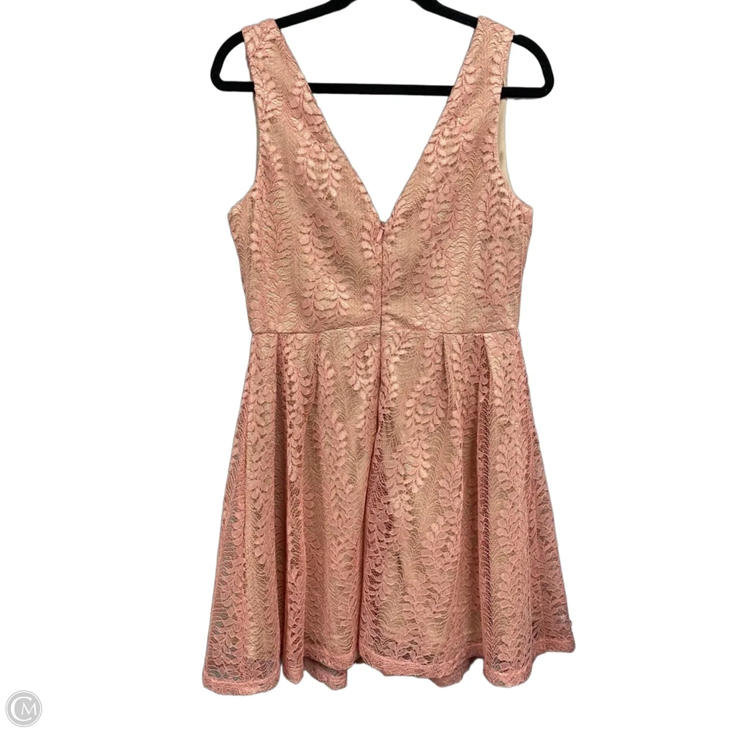 Dress Casual Short By Lulus In Peach, Size: L
