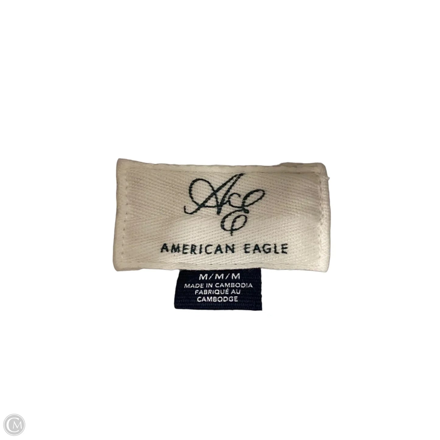Sweatshirt Collar By American Eagle In Grey, Size: M
