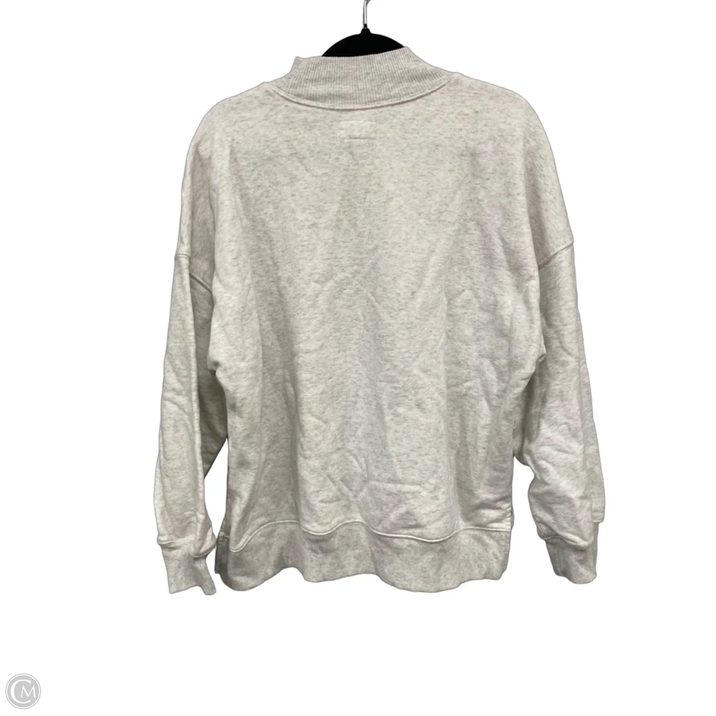 Sweatshirt Collar By American Eagle In Grey, Size: M