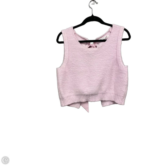 Sweater Short Sleeve By Altard State In Pink, Size: S