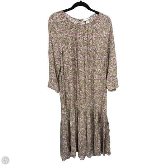 Dress Casual Maxi By H&m In Pink & Yellow, Size: S