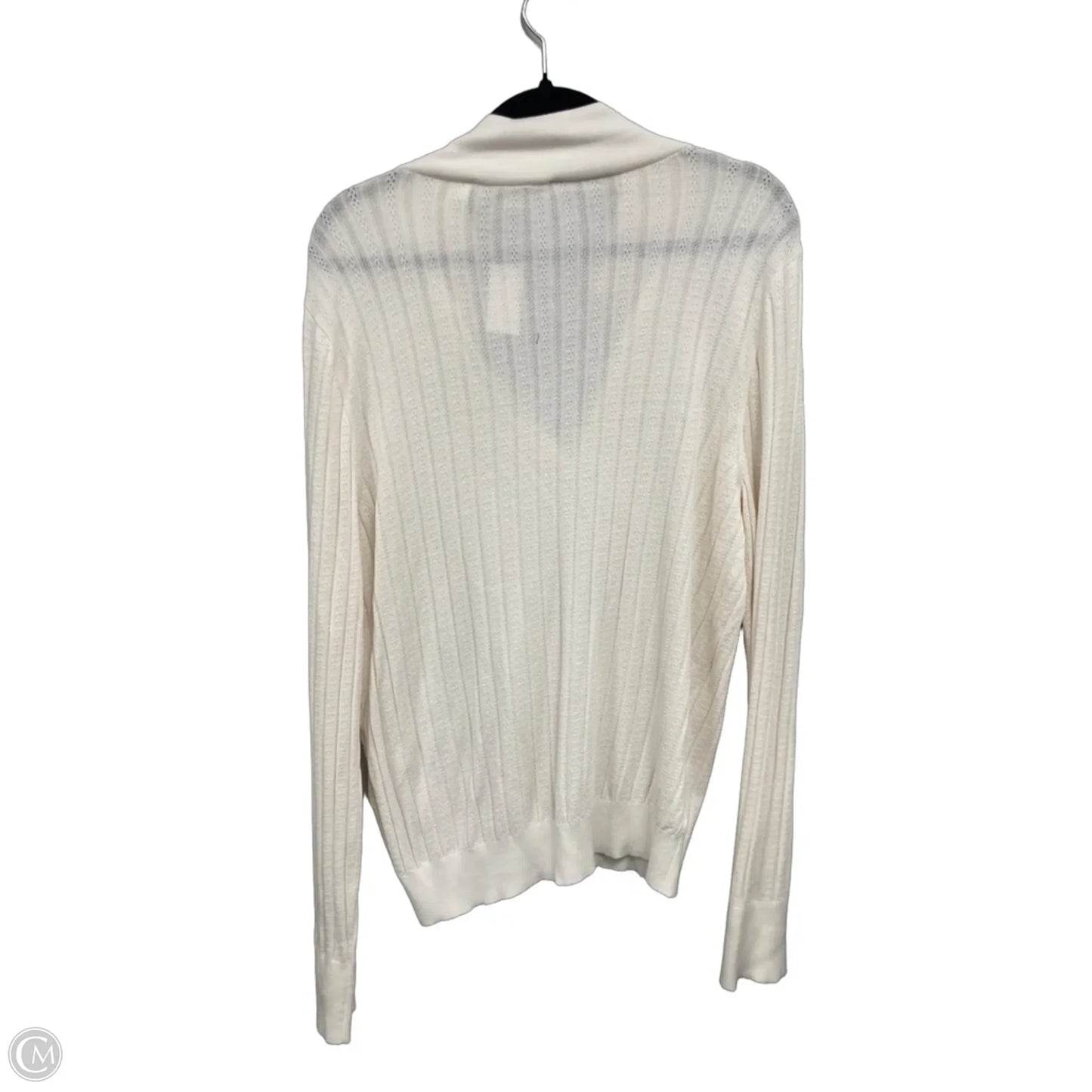 Sweater By Loft In Cream, Size: Xxl