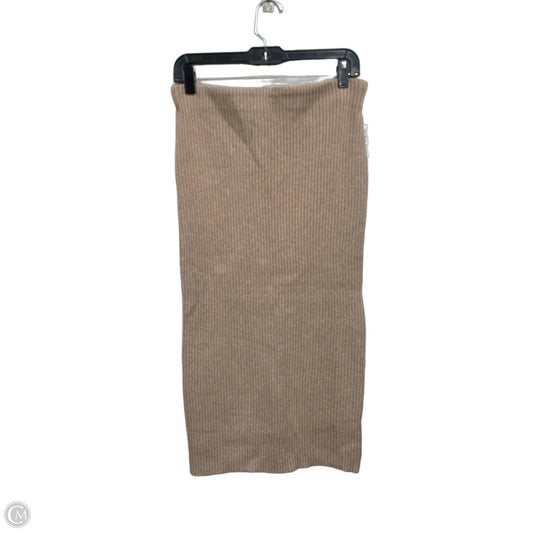 Skirt Midi By Old Navy In Tan, Size: M