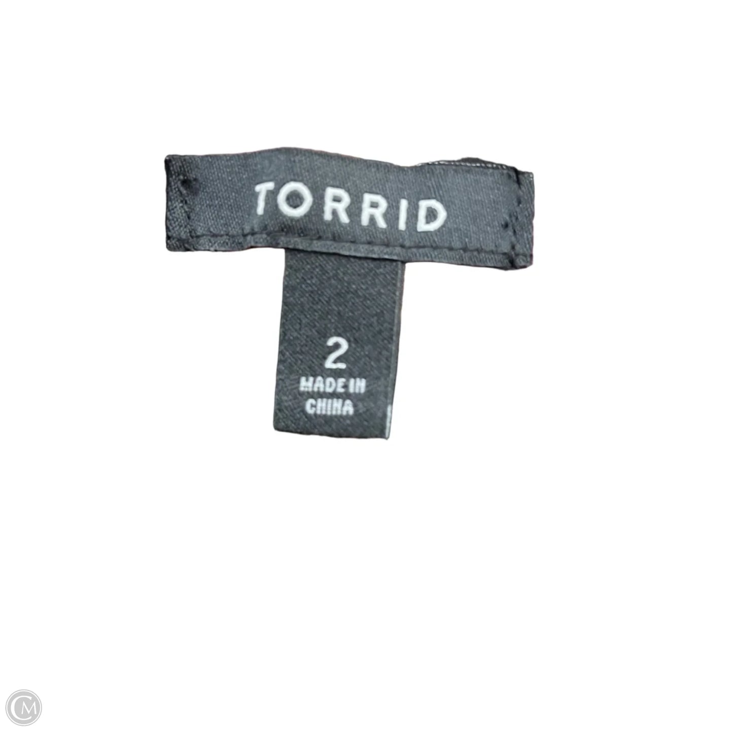 Skirt Mini & Short By Torrid In Black & Orange, Size: 2x