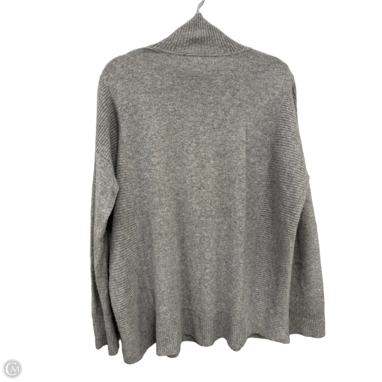 Sweater Cashmere By Per Se In Grey, Size: L