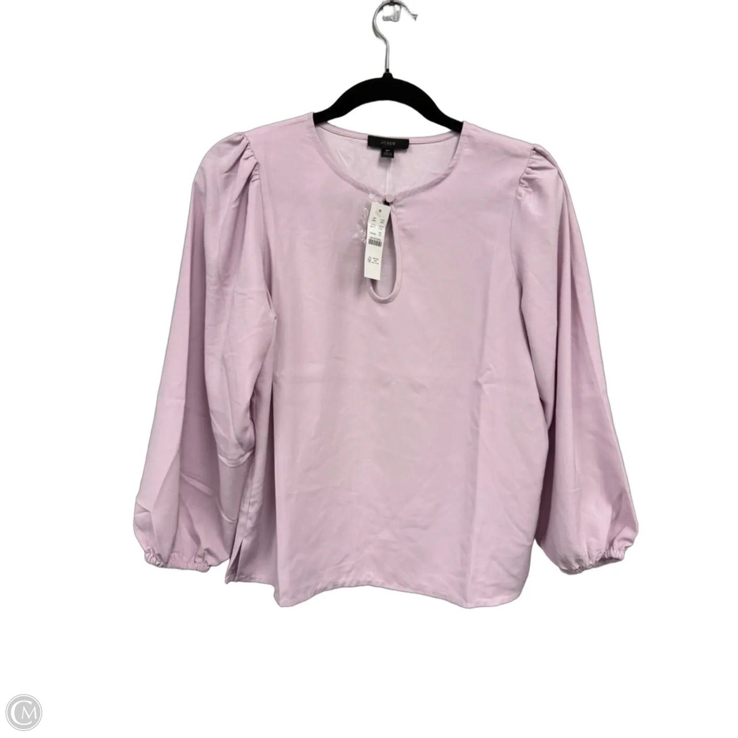 Blouse Long Sleeve By J. Crew In Purple, Size: Sp