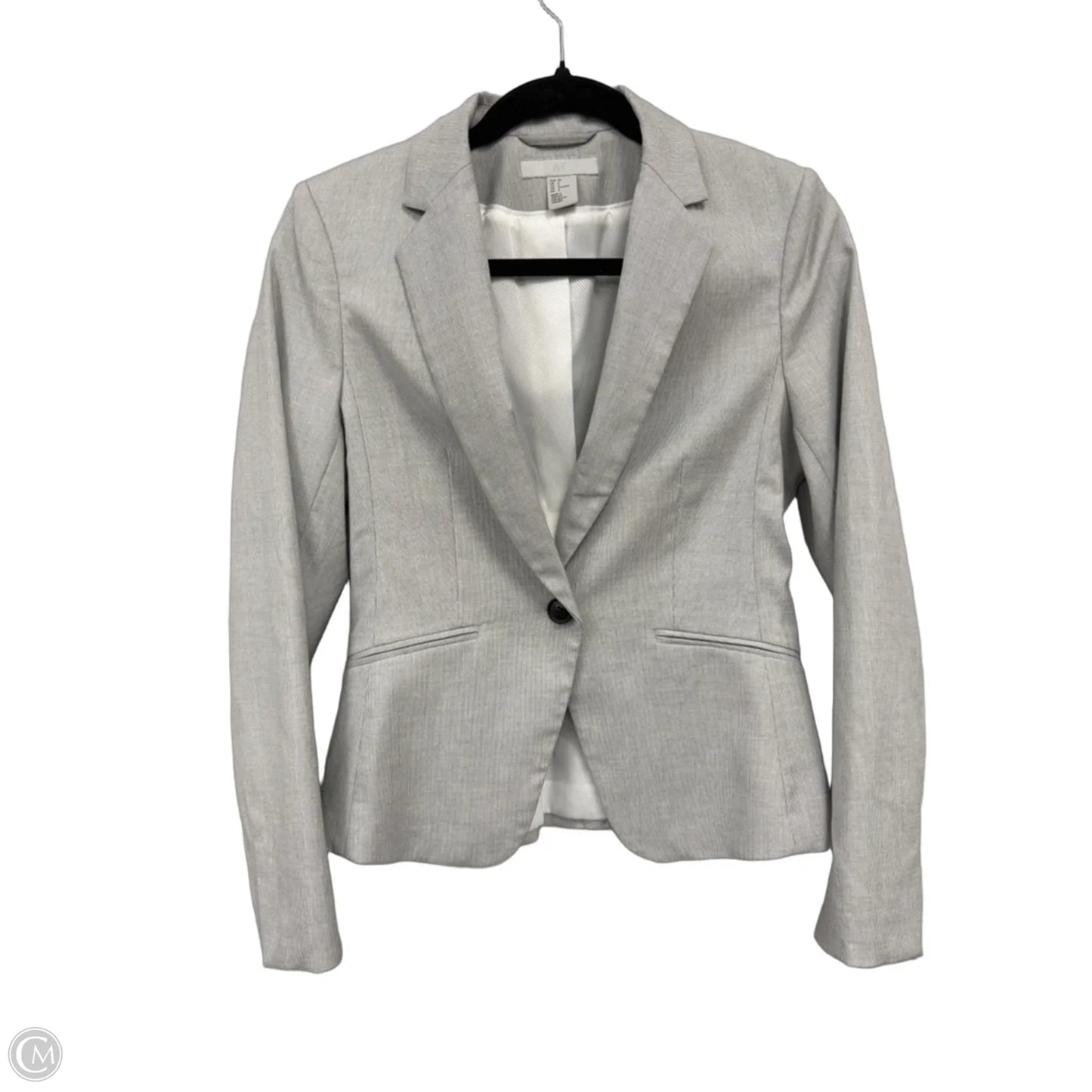 Blazer By H&m In Grey, Size: 6