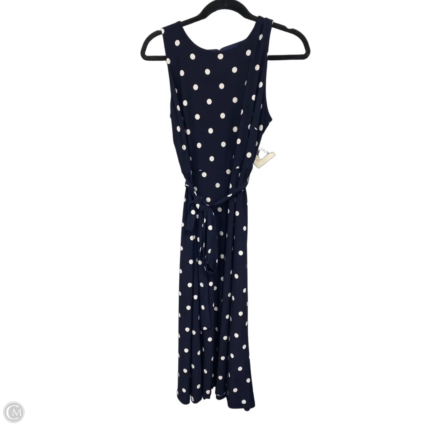 Dress Casual Midi By Anne Klein In Blue & White, Size: 6