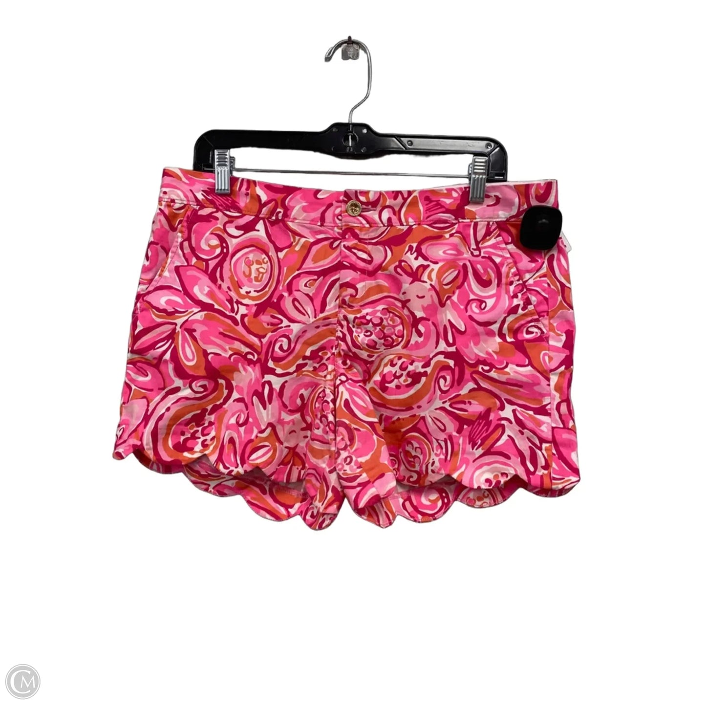 Shorts Designer By Lilly Pulitzer In Orange & Pink, Size: 10