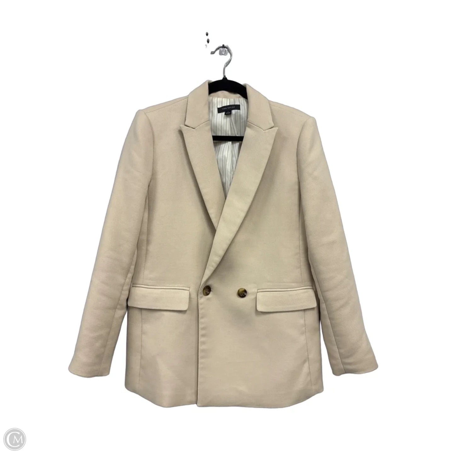 Blazer By Ann Taylor In Tan, Size: 6