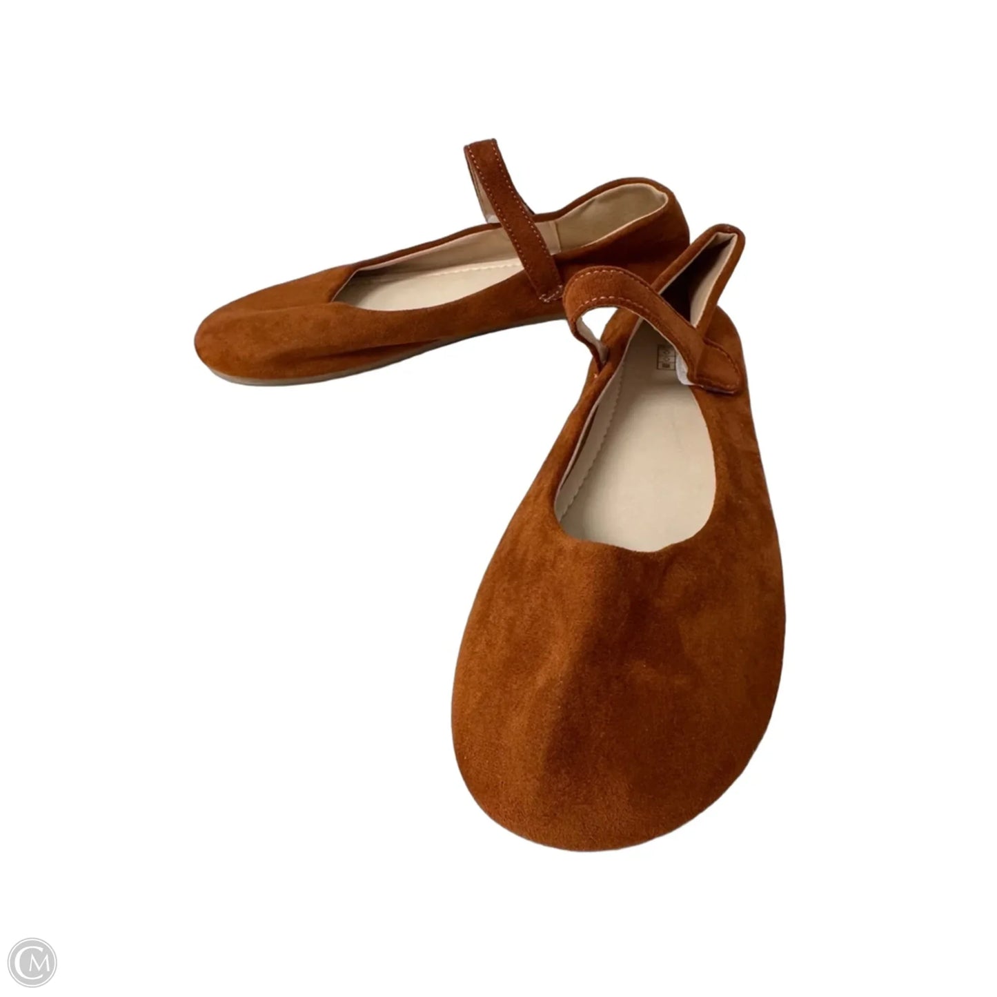 Shoes Flats By Clothes Mentor In Copper, Size: 10