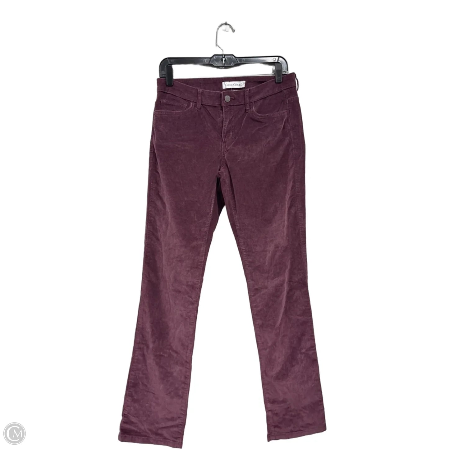 Pants Corduroy By Calvin Klein In Purple, Size: 6