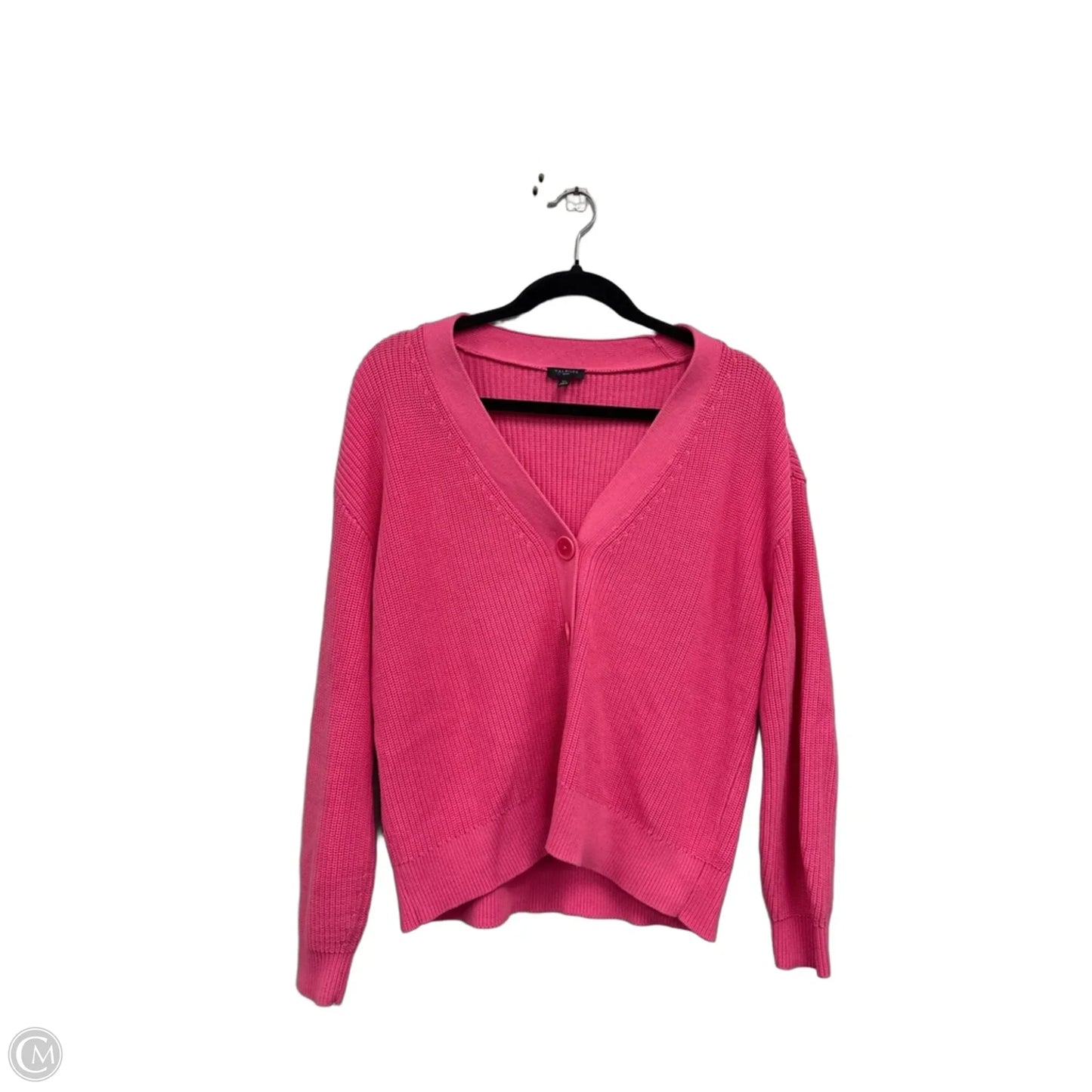 Sweater Cardigan By Talbots In Pink, Size: Lp
