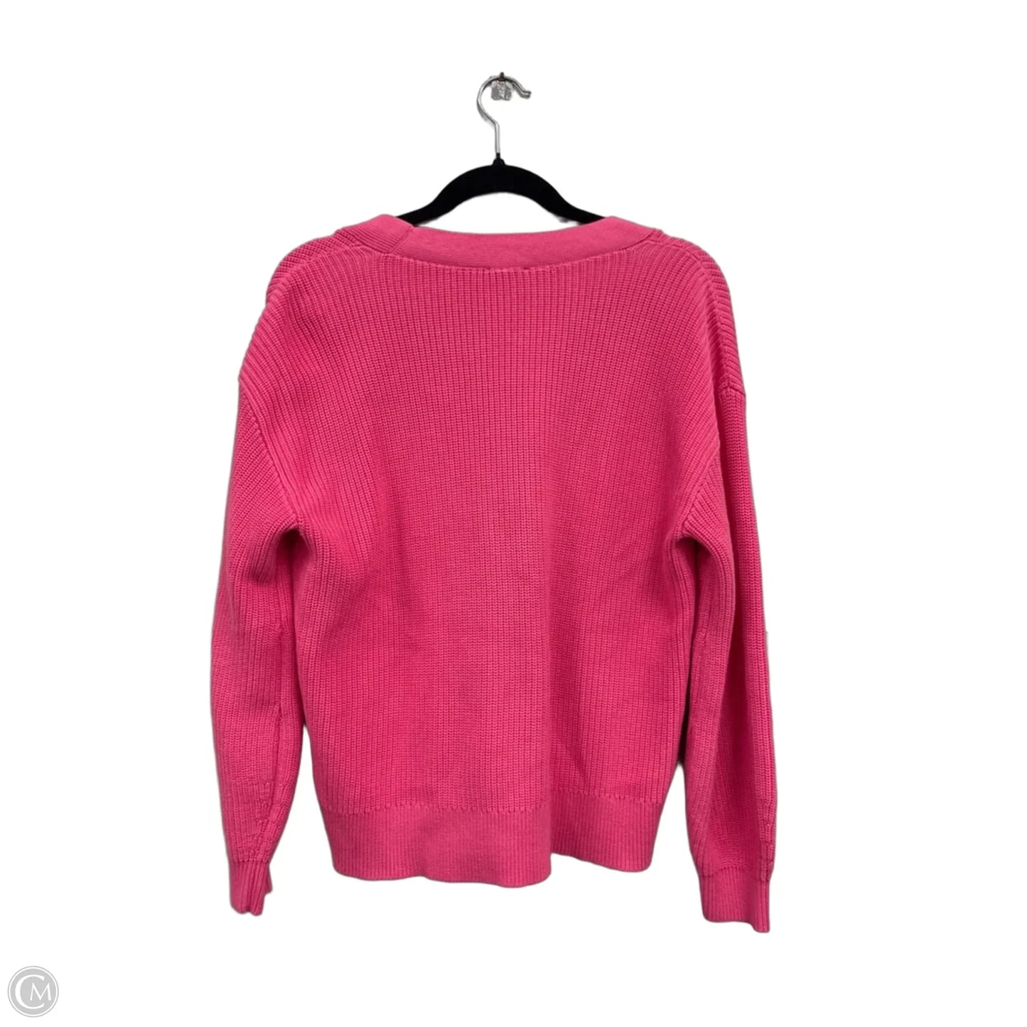 Sweater Cardigan By Talbots In Pink, Size: Lp