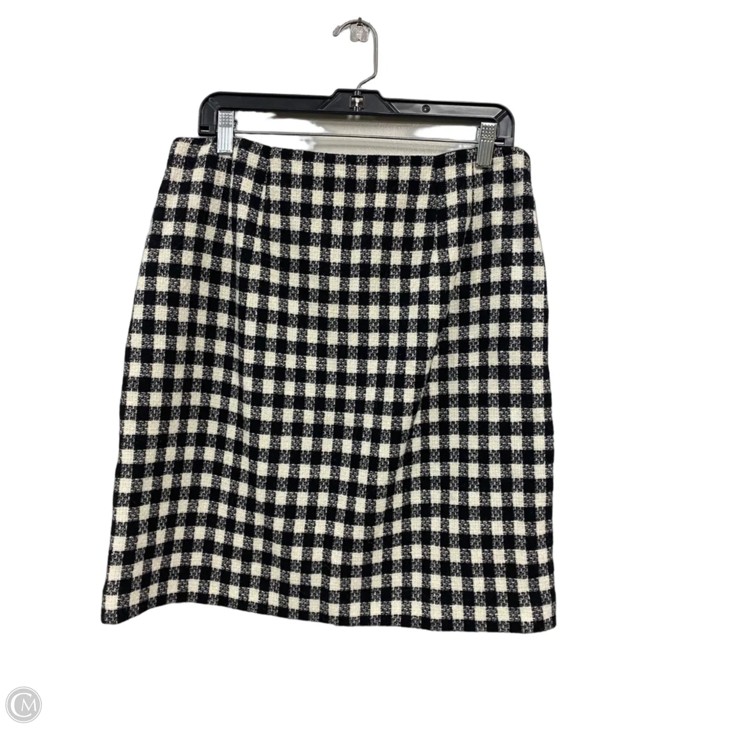 Skirt Mini & Short By Talbots In Black & Cream, Size: 10