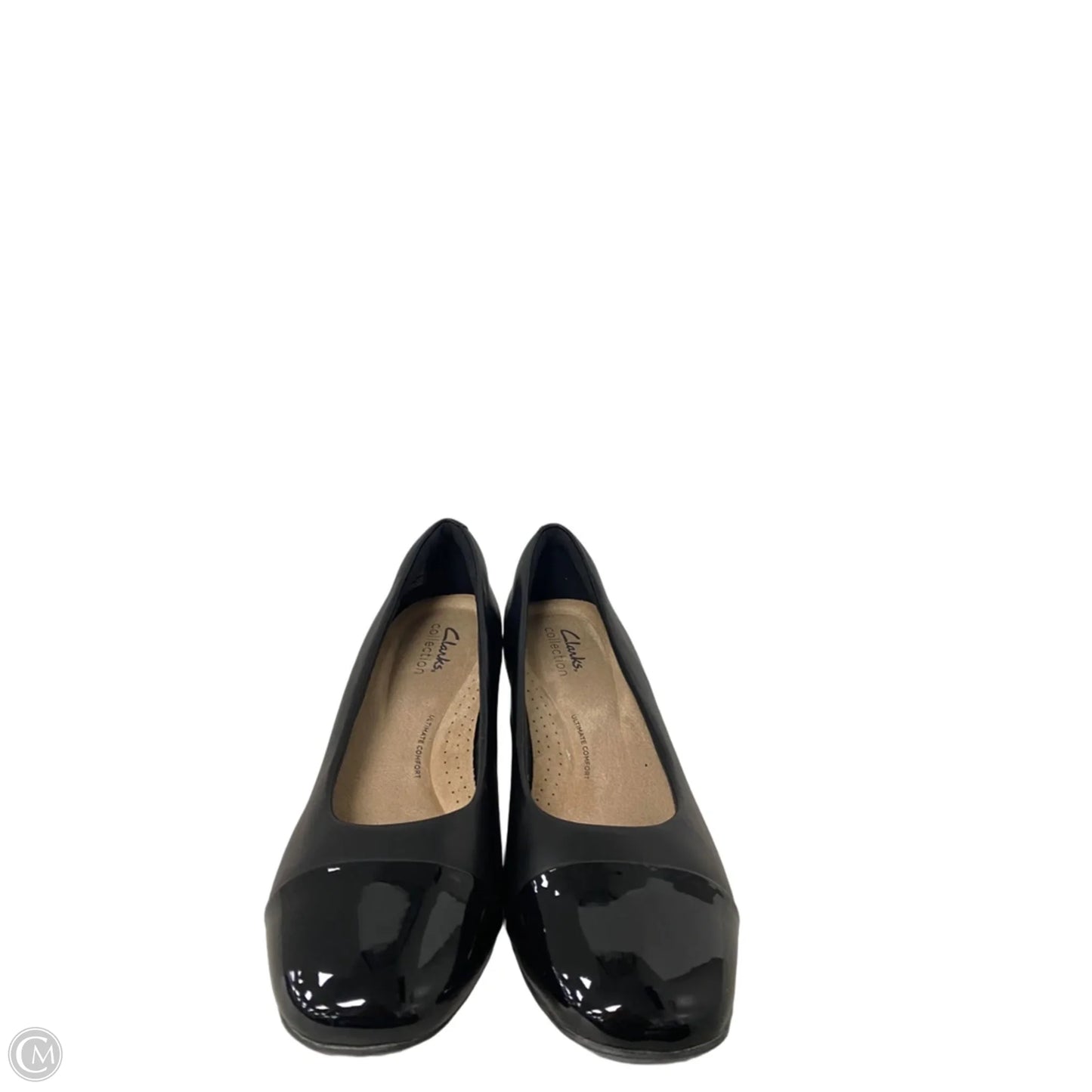 Shoes Heels Block By Clarks In Black, Size: 8