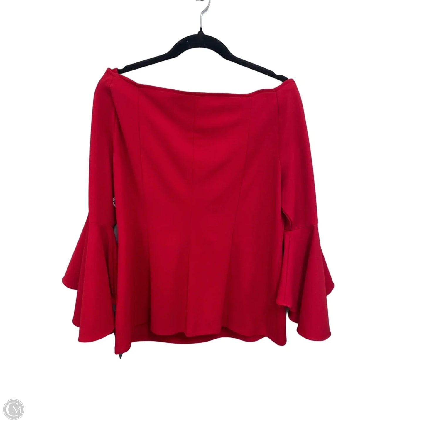 Top 3/4 Sleeve By Clothes Mentor In Red, Size: L