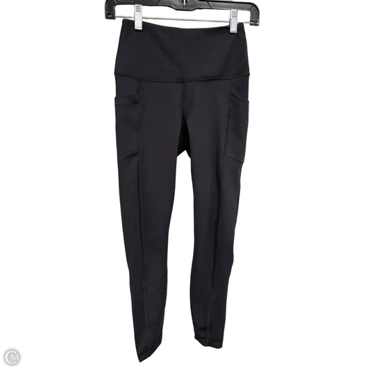 Athletic Leggings By 90 Degrees By Reflex In Black, Size: Xs