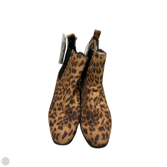 Boots Ankle Heels By A New Day In Brown & Tan, Size: 9