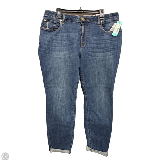 Jeans Straight By Sts Blue In Blue, Size: 18