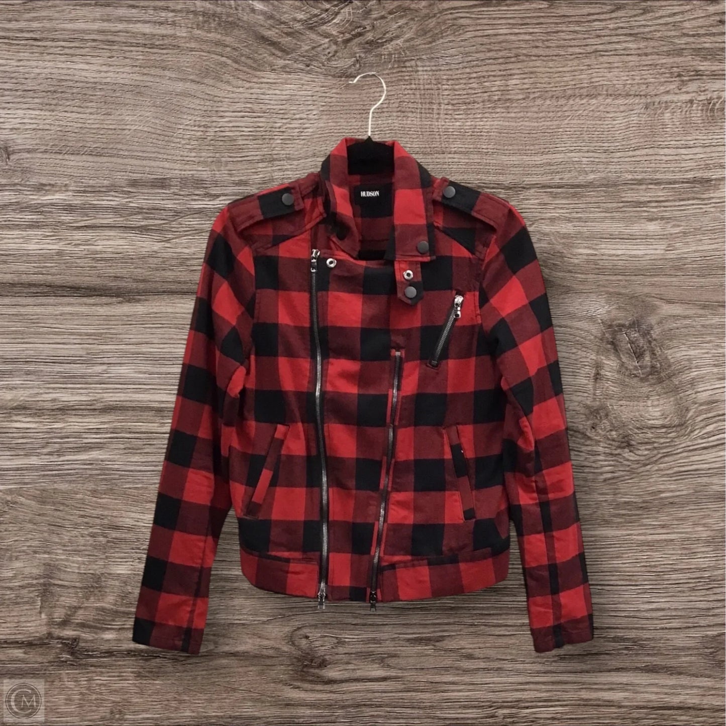 Jacket Other By Hudson In Plaid Pattern, Size: M