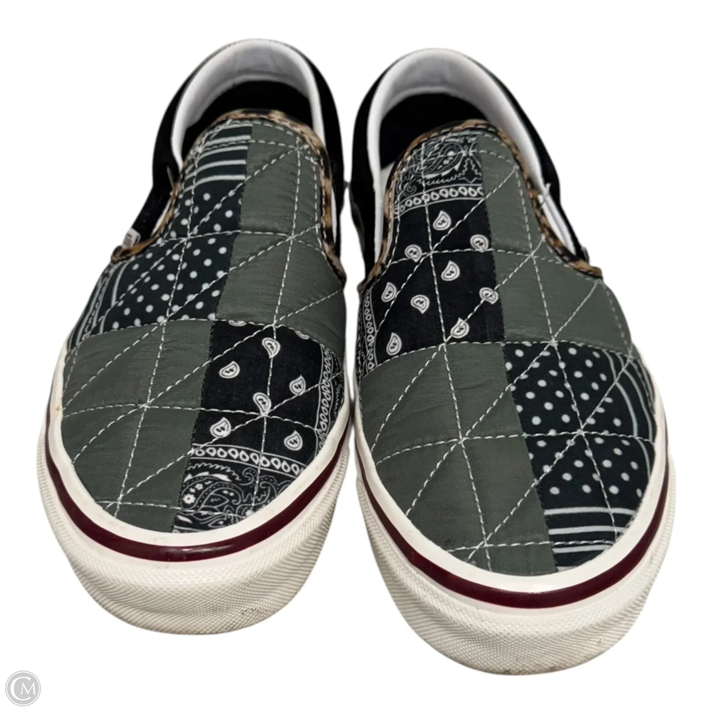 Shoes Sneakers By Vans In Multi-colored, Size: 6.5