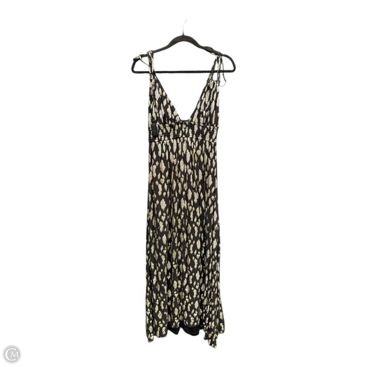 Dress Party Long By Altard State In Black & Gold, Size: S