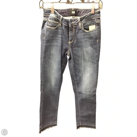 Jeans Straight By Paige In Blue, Size: 4