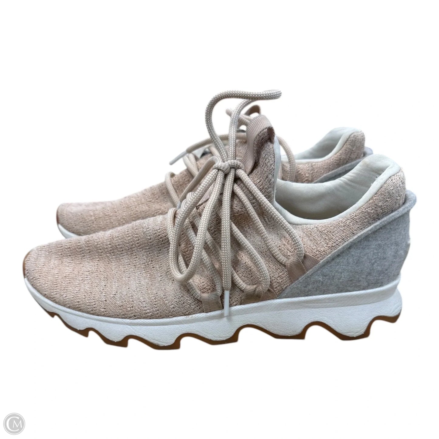 Shoes Athletic By Sorel In Grey & Tan, Size: 9.5