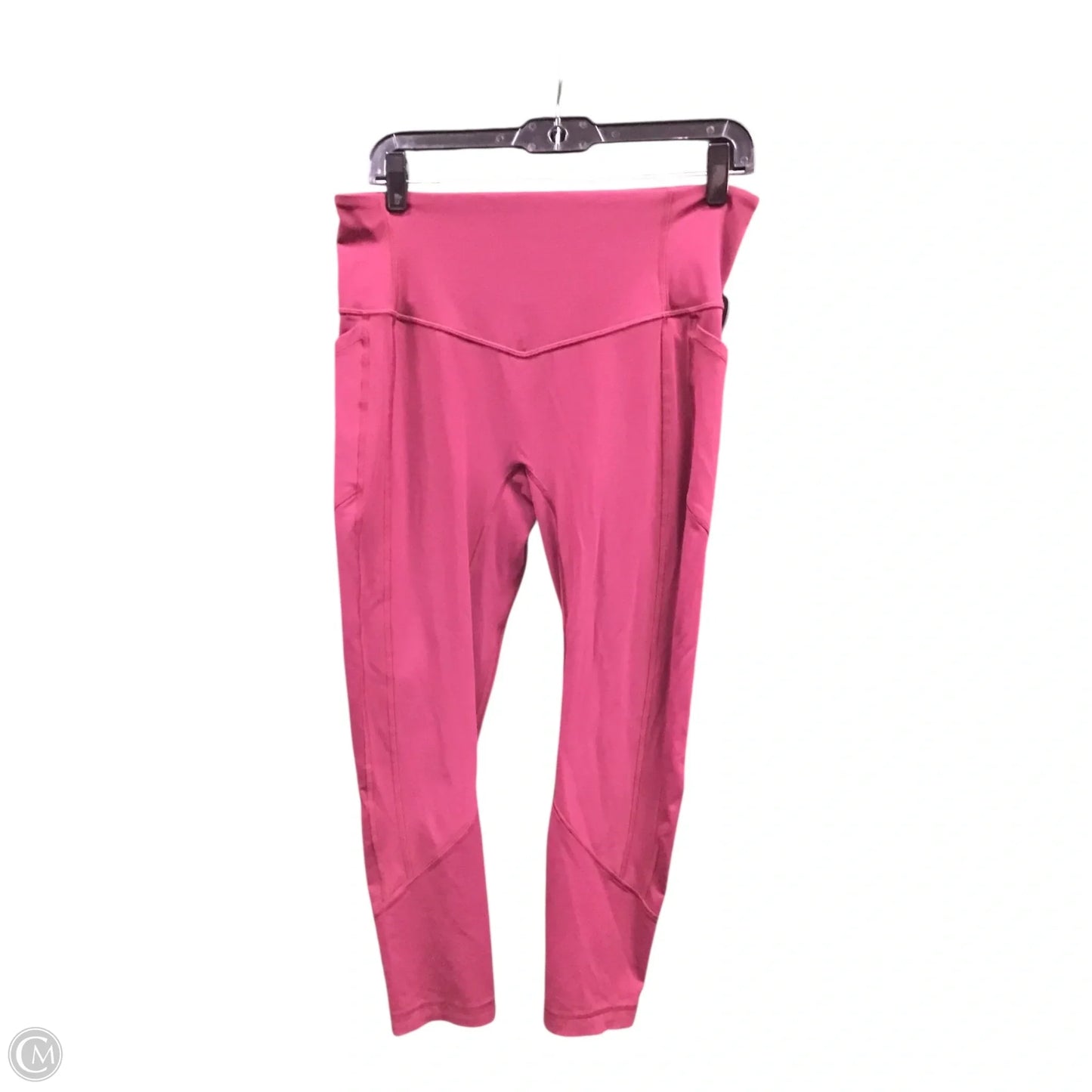 Athletic Leggings By Lululemon In Maroon, Size: 10