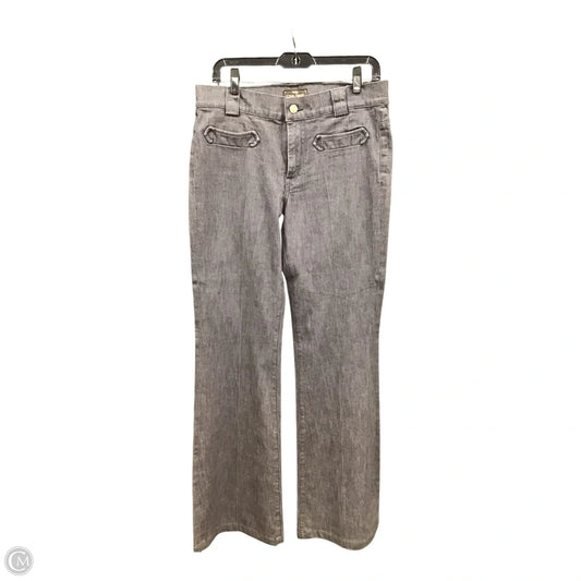 Jeans Flared By 7 For All Mankind In Grey, Size: 10