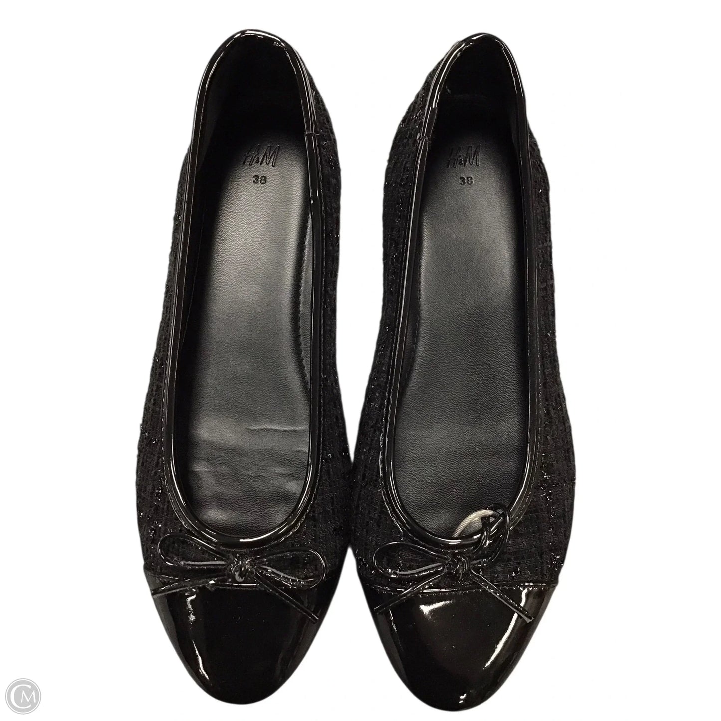 Shoes Flats By H&m In Black, Size: 7
