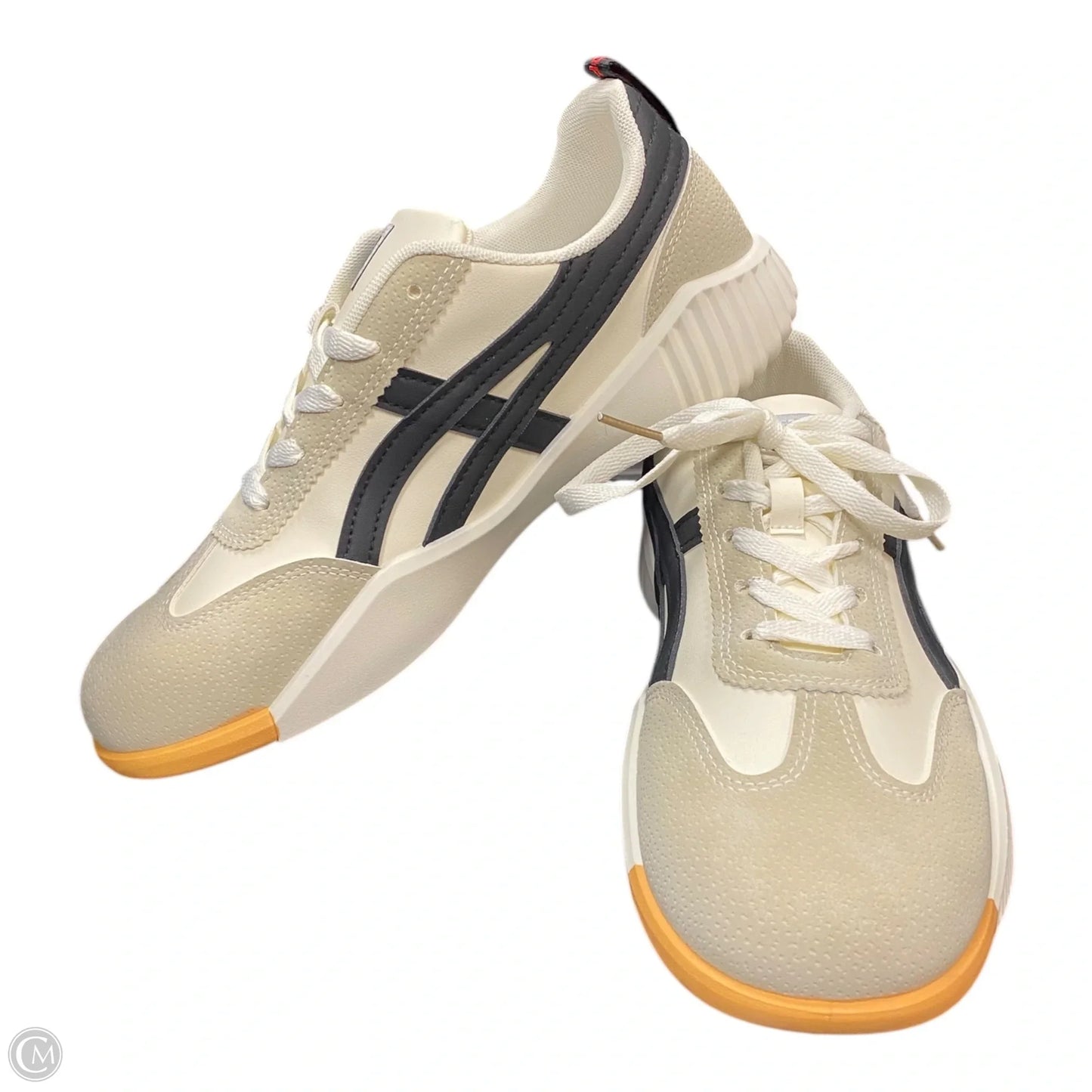 Shoes Sneakers By Cmb In Black & Cream, Size: 10