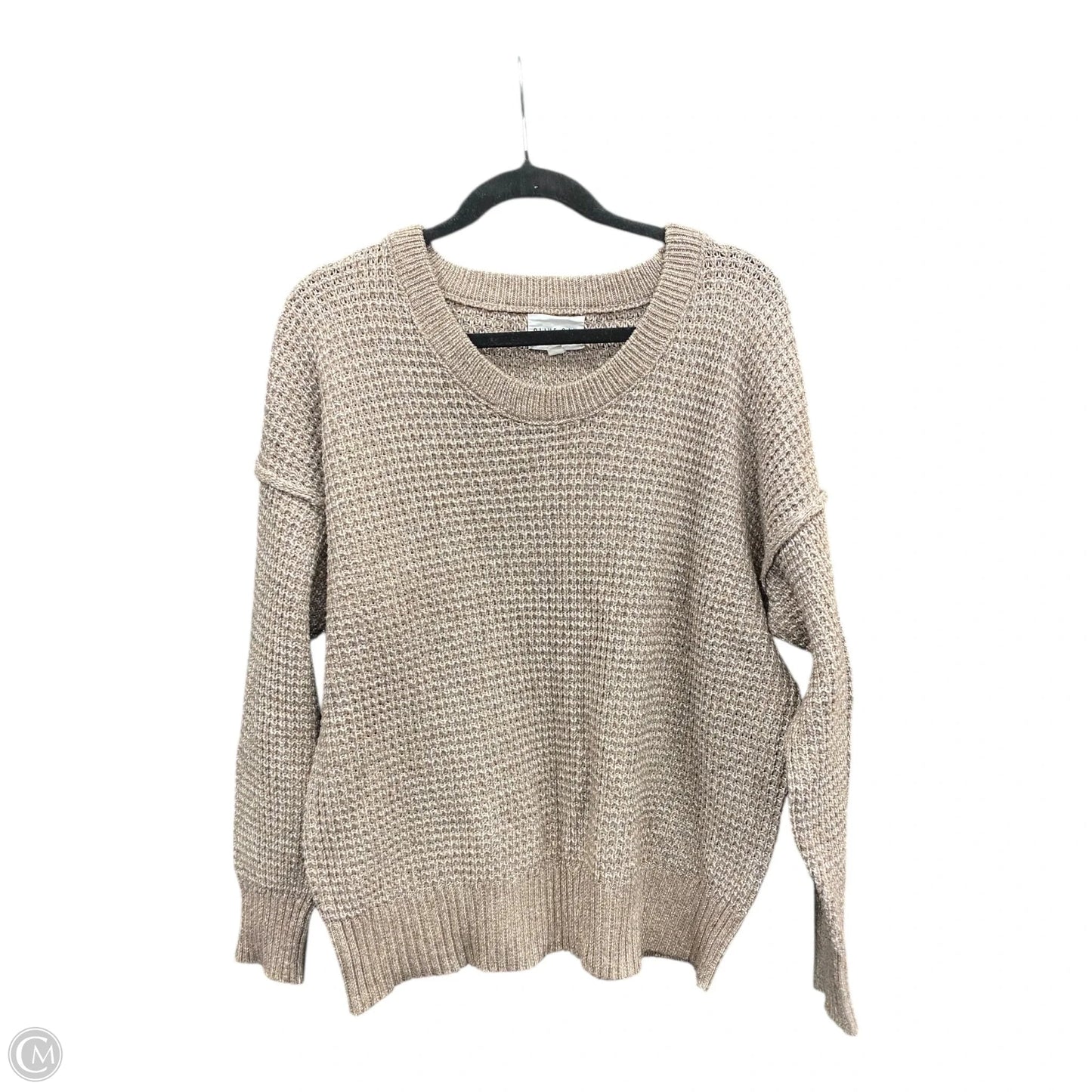 Sweater By Olive And Oak In Brown & Cream, Size: Xl