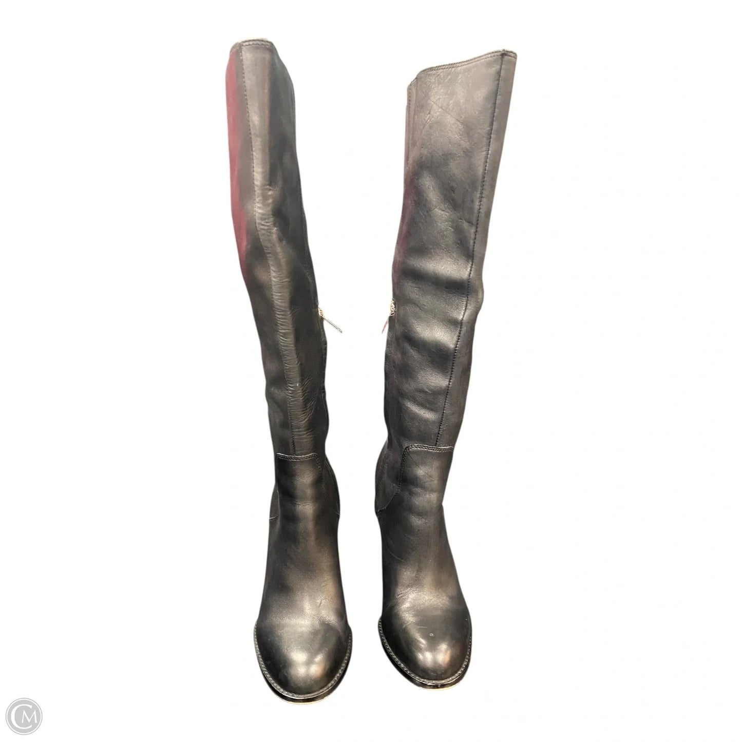 Boots Knee Heels By Sam Edelman In Black, Size: 8.5