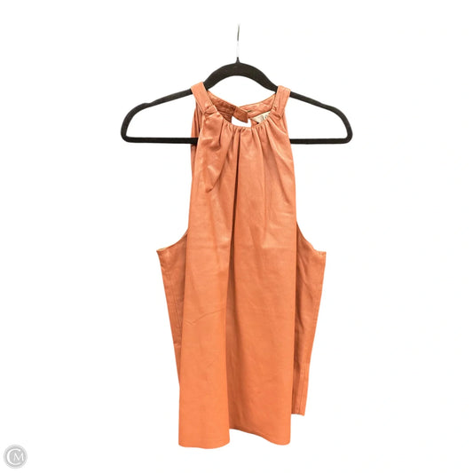 Top Sleeveless By Joie In Copper, Size: Xl