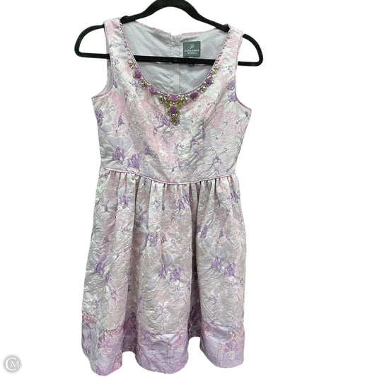 Dress Party Short By Adrianna Papell In Purple, Size: 4