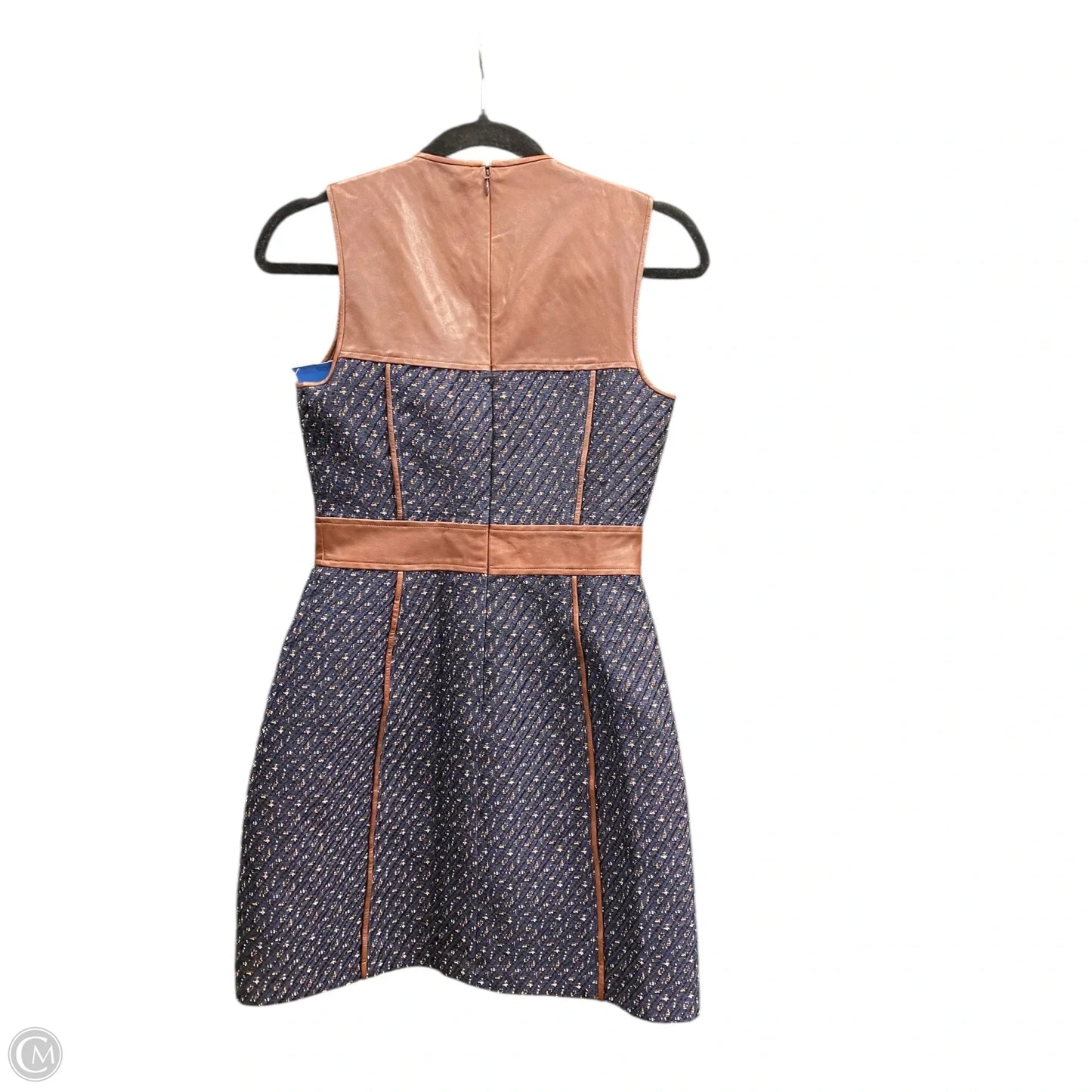 Dress Casual Short By Theory In Blue & Brown, Size: 0