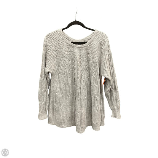 Sweater By Lane Bryant In Grey, Size: 3x