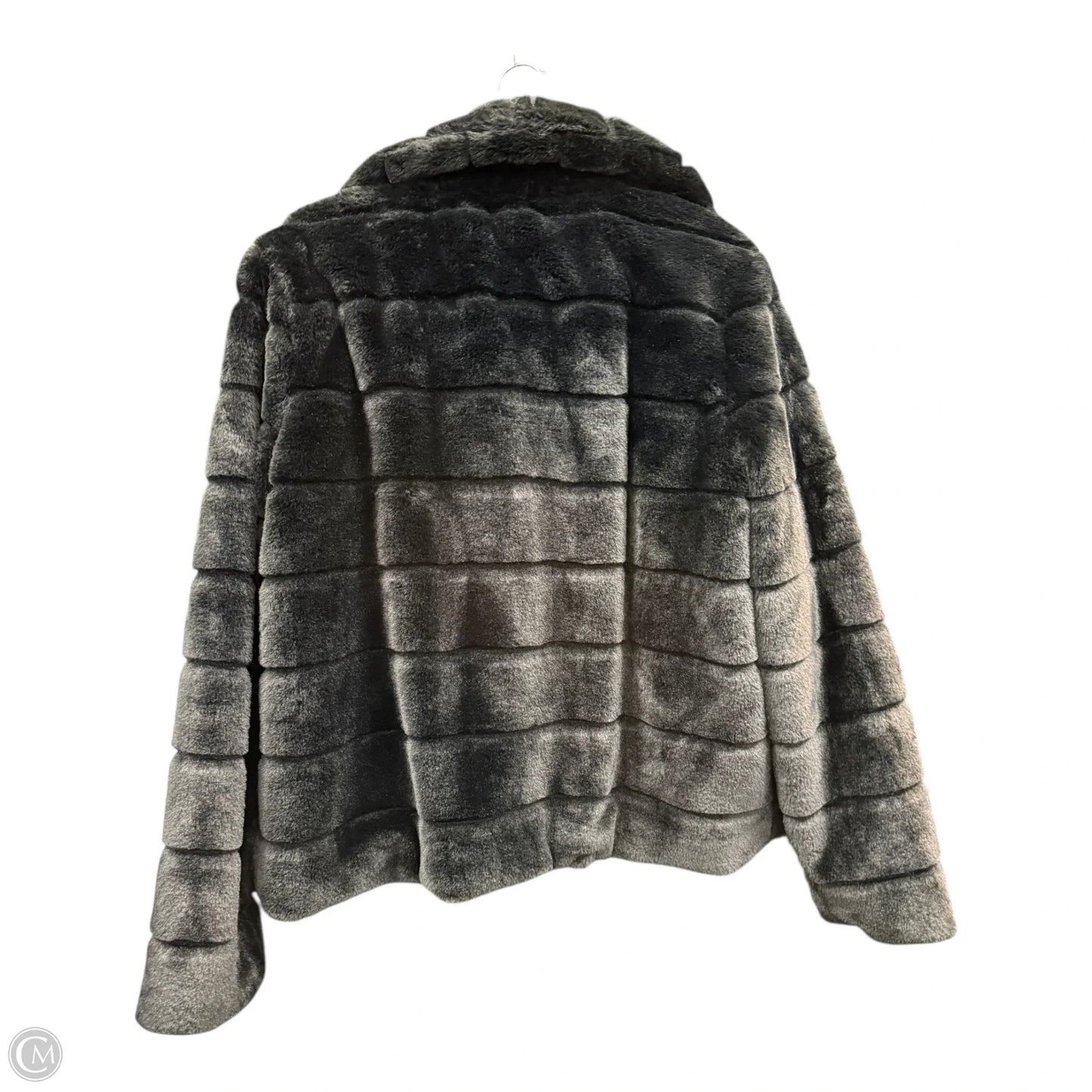 Jacket Faux Fur & Sherpa By Crown And Ivy In Black, Size: Xl